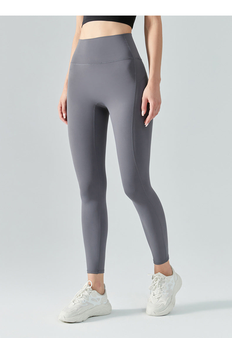 Autumn Winter Yoga Pants Fleece Lined Thick Fleece Fitness Pants No T Line Tight Sports Pants Women