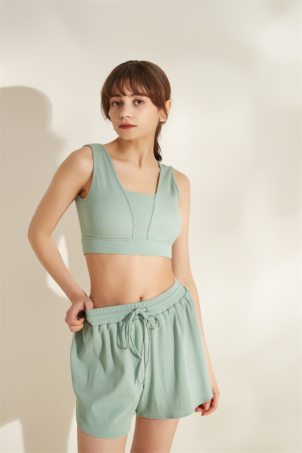 Summer Running Exercise Shorts Girls Wear Slimming Loose Yoga Fitness Sports Pants Breathable