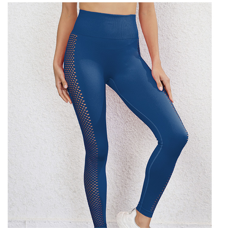 Hollow Out Cutout Yoga Pants Women Workout Clothes High Waist Hip Lift Sports Leggings Workout Pants Seamless Yoga Clothes