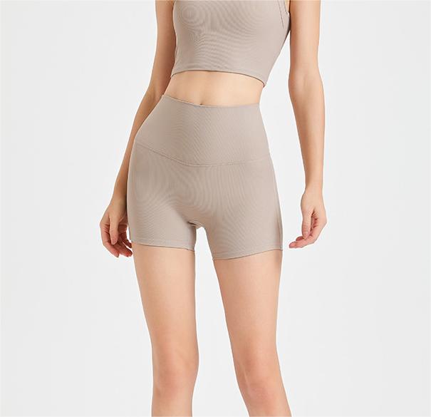 Back Cross High Waist Belly Contracting Peach Hip Raise Yoga Shorts Women Seamless Sport Shorts Quick Drying Fitness Pants