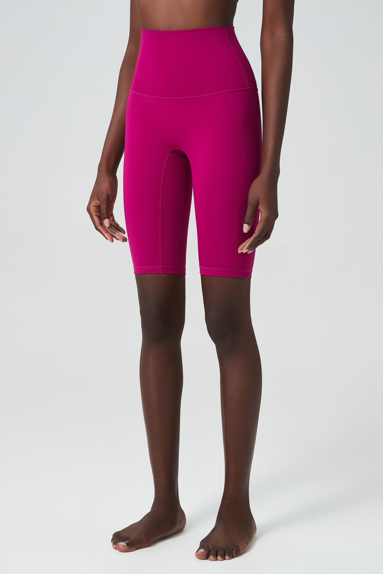 Five-Point Yoga Pants Women Nude High Top Sports Tights Fitness Shorts