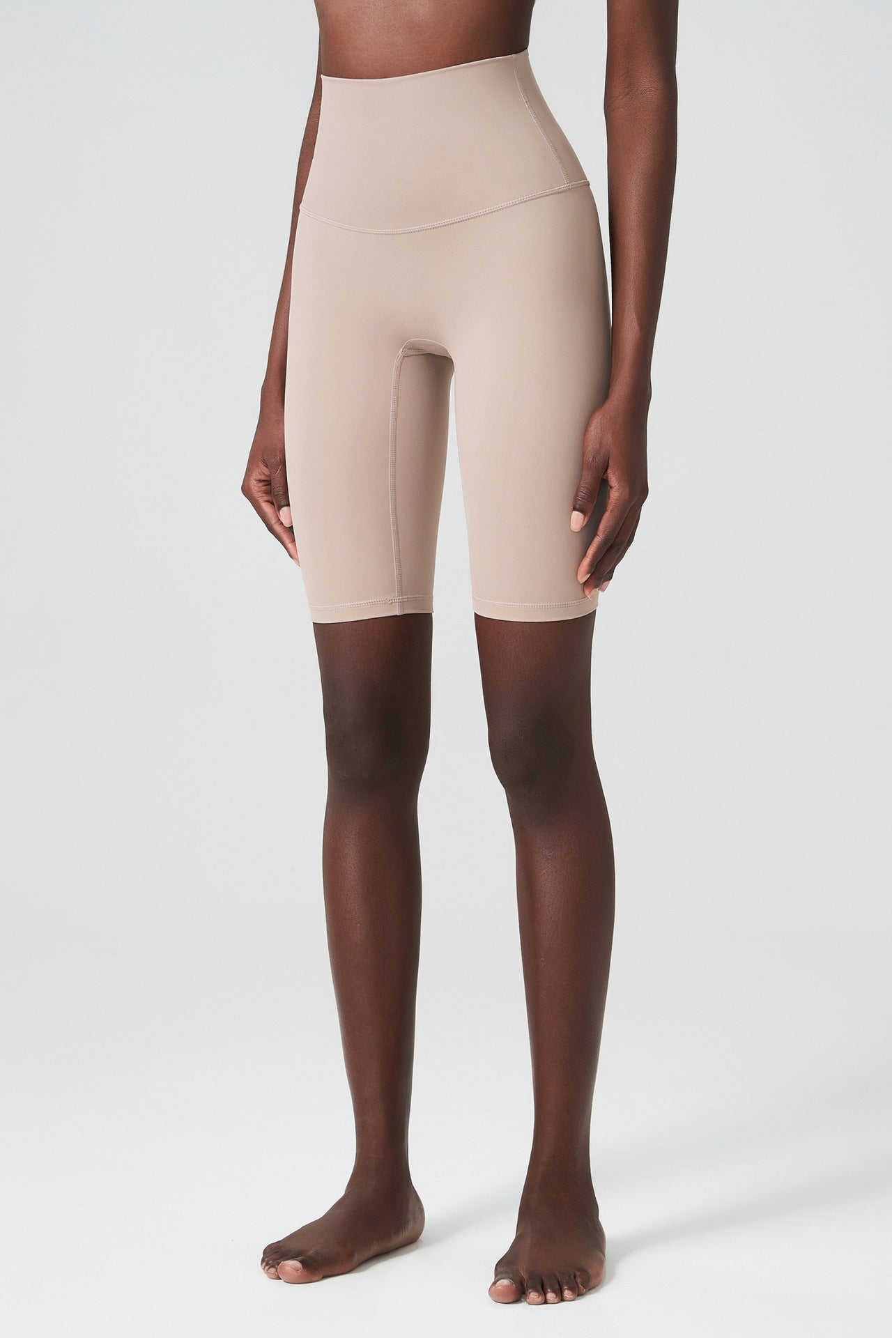 Five-Point Yoga Pants Women Nude High Top Sports Tights Fitness Shorts