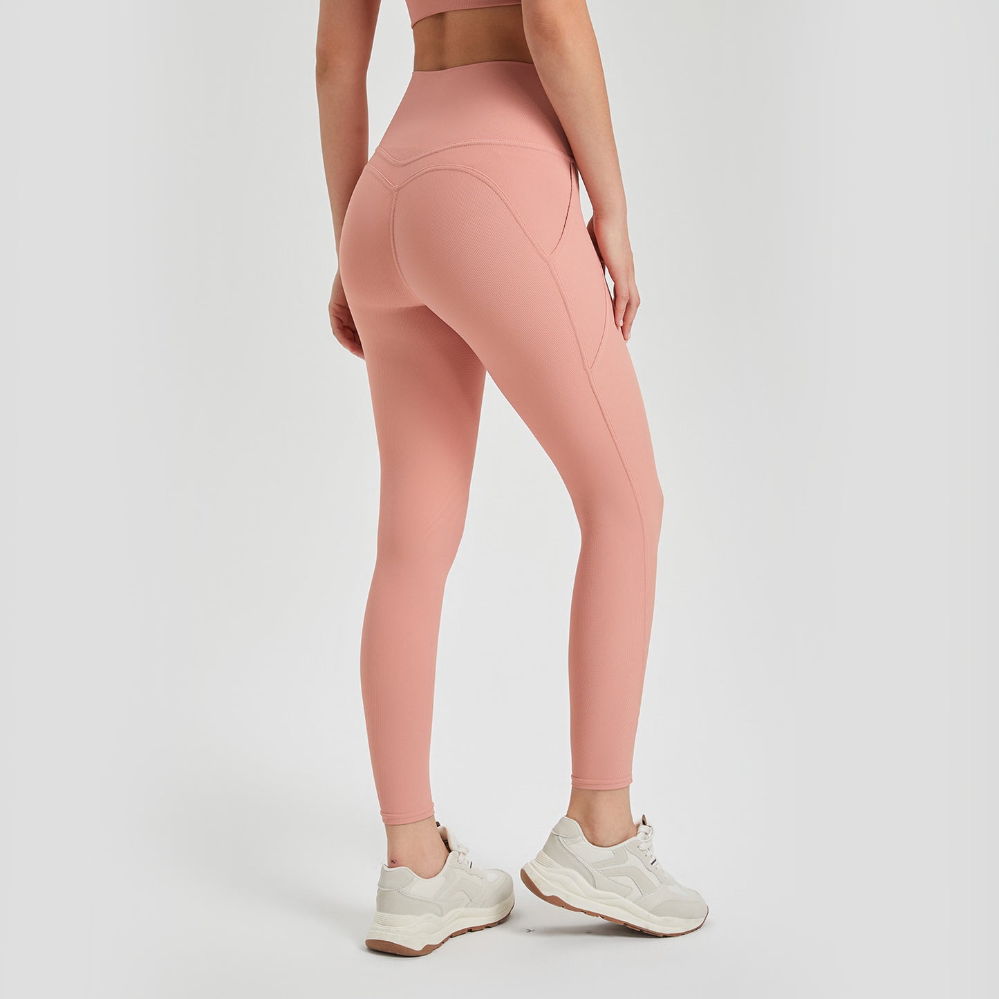 Yoga Pants Women High Waist Peach Hip Lifting Running Sports Leggings Fitness Yoga Wear Outer Wear Trousers