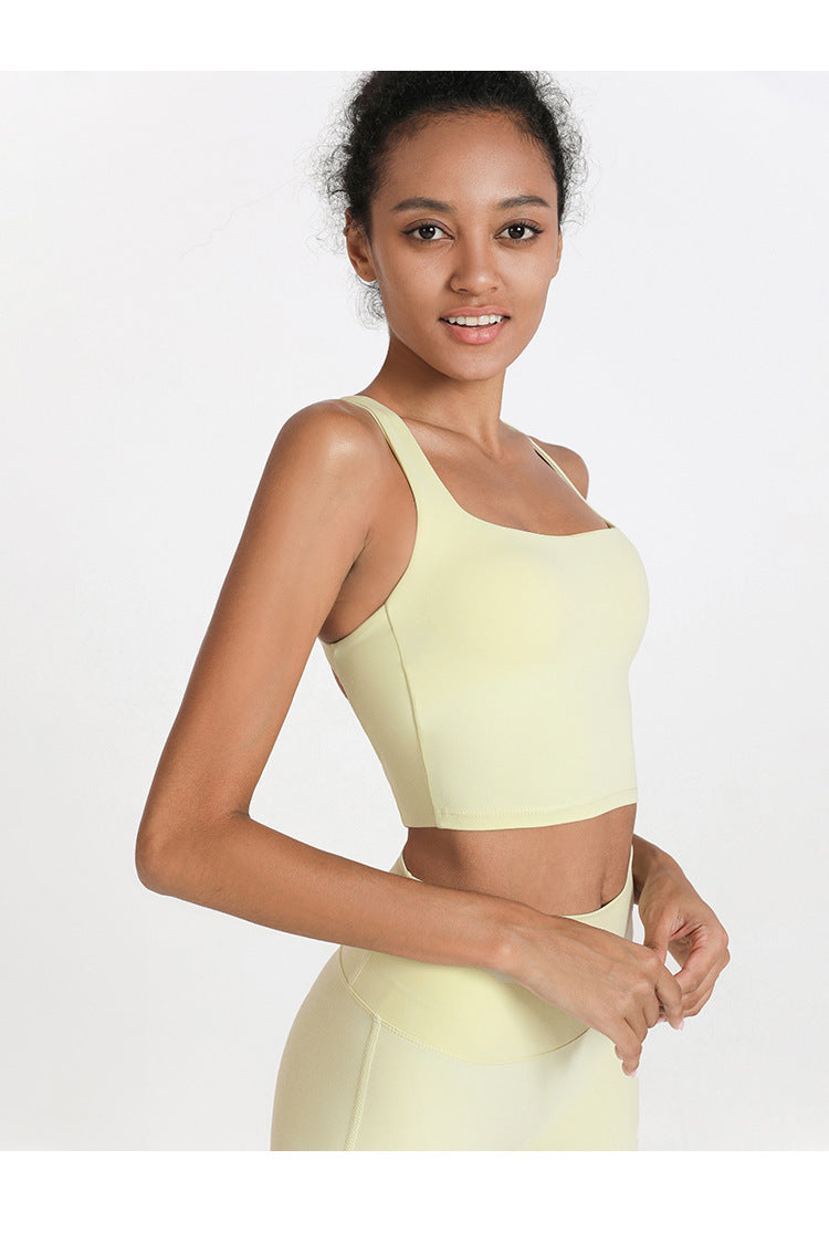Sports Underwear Women Shockproof Beauty Back Outdoor Running Workout Bra Sexy Yoga Vest Detachable Chest Pad