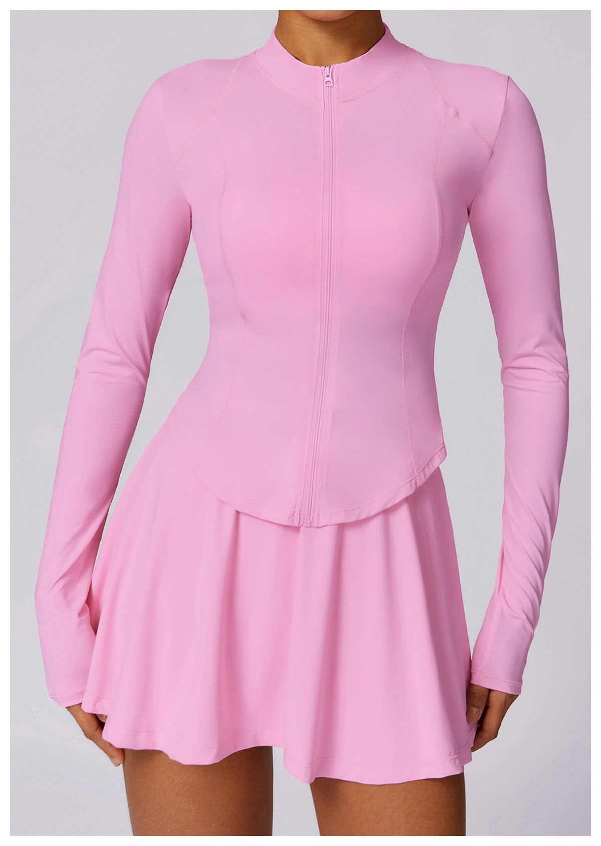 Sollinarry Summer Sports Sun Protection Clothing Women Long Sleeved Top Proof Ice Silk Cool Breathable Sun Protection Clothing Coat
