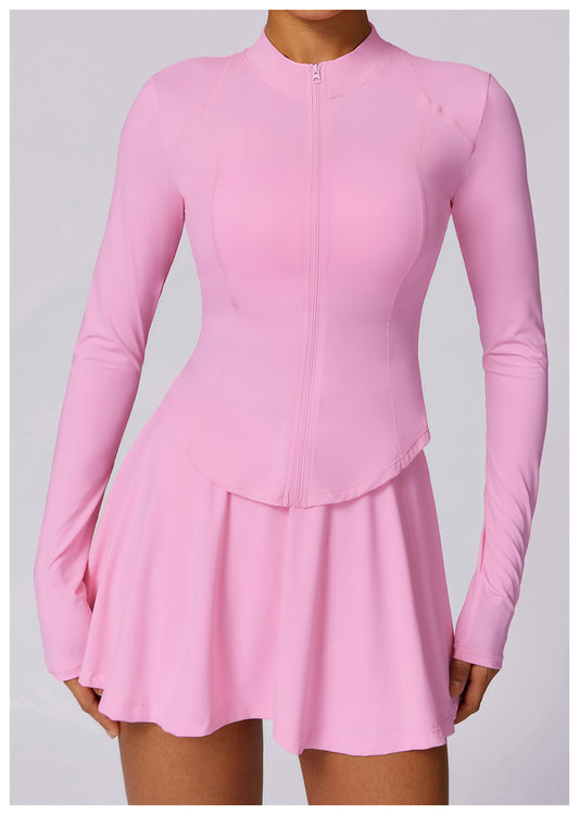 Sollinarry Summer Sports Sun Protection Clothing Women Long Sleeved Top Proof Ice Silk Cool Breathable Sun Protection Clothing Coat