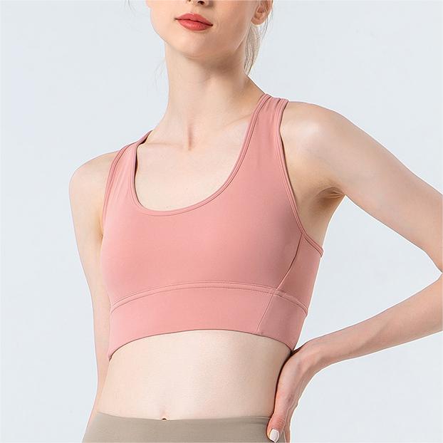 Spring Summer Cloud Sense High Strength Sports Bra Women Running Shockproof Cross Beauty Back Yoga Vest Workout Underwear