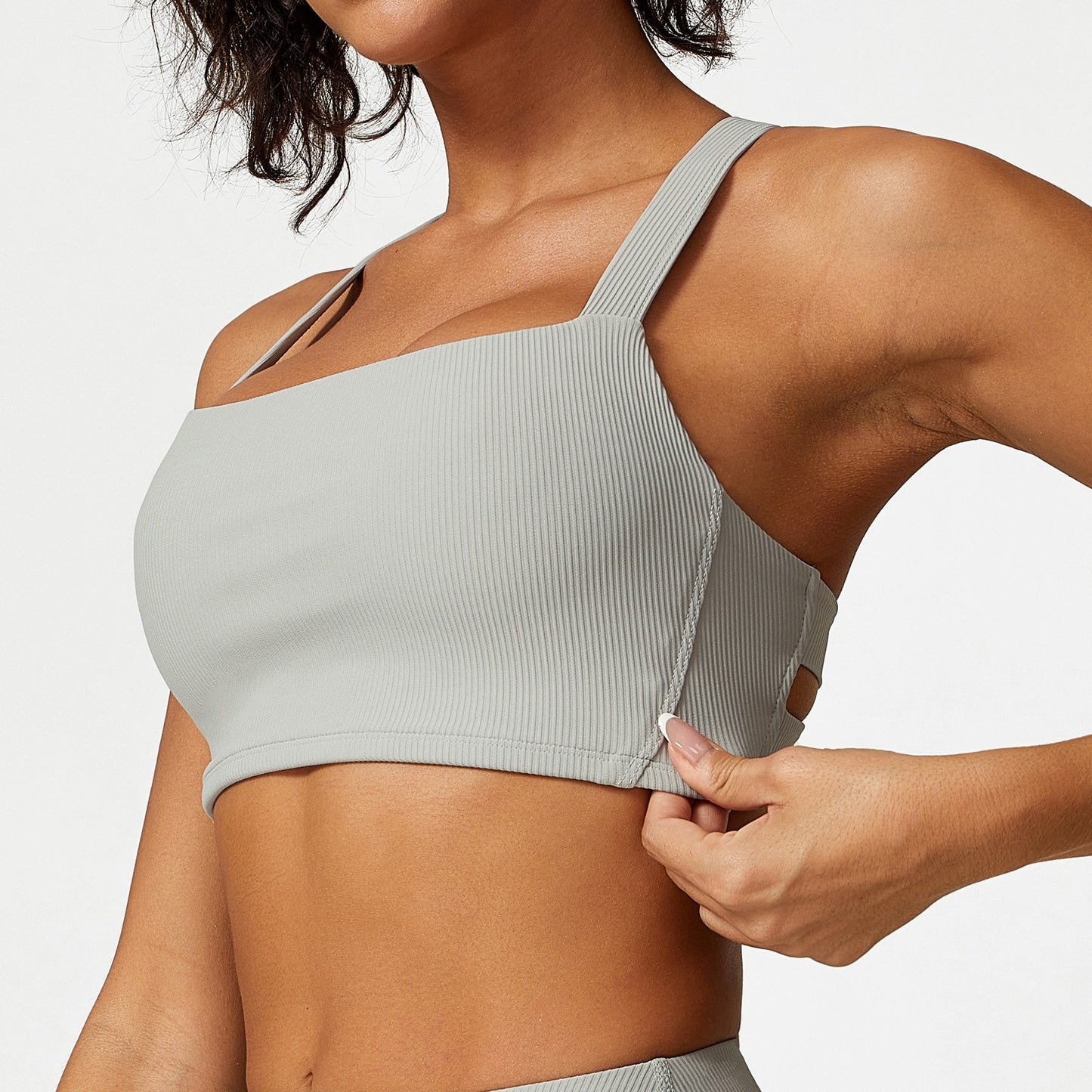 Three Dimensional Coarse Thread Sports Underwear Cross Beauty Back Push Up Sports Bra Yoga Clothes