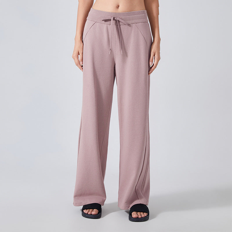 High Waist Wide Leg Sweatpants for Women
