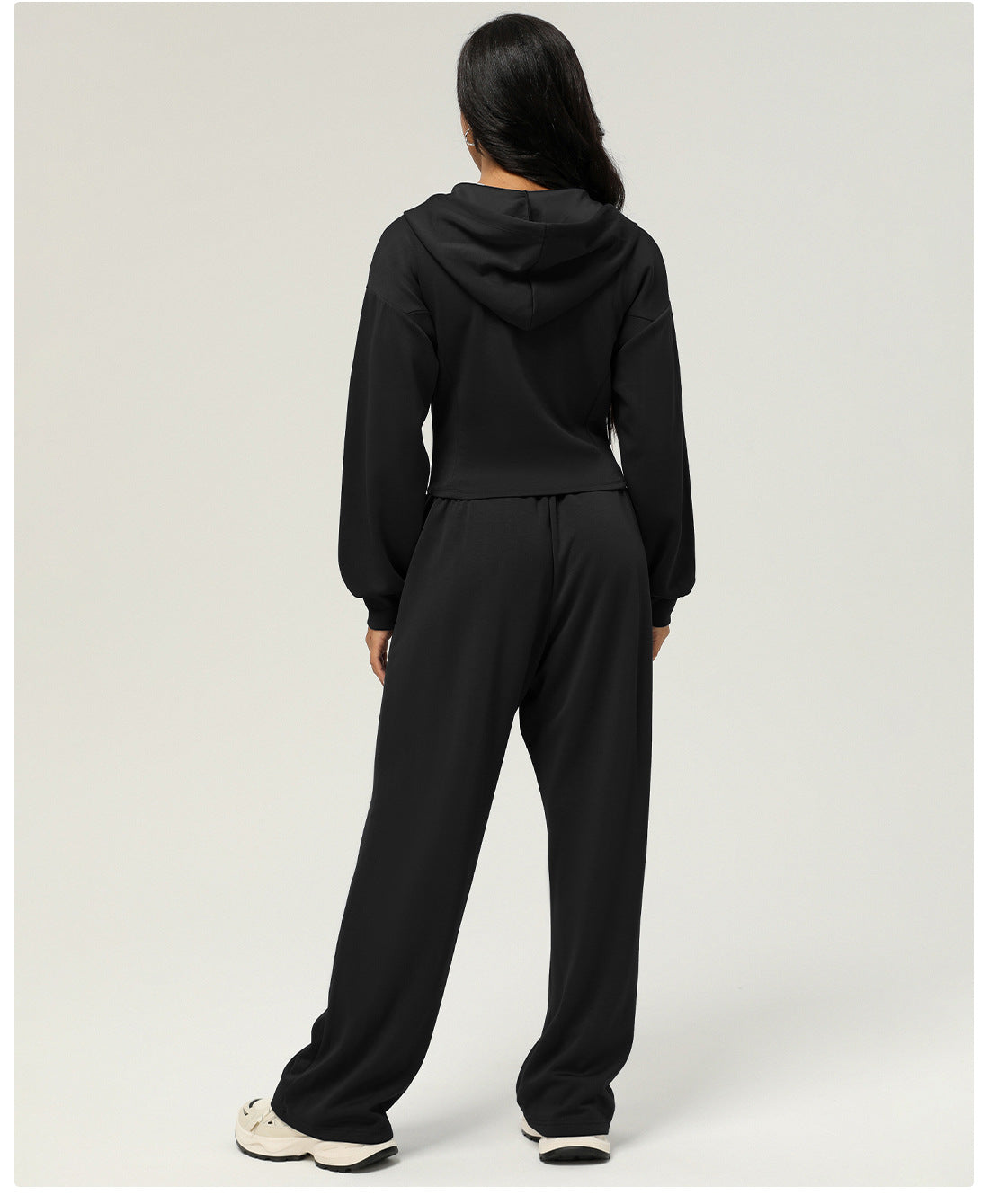 Sportswear Autumn Winter Two Piece Sets Casual Sweatpants Loose Hooded Coat Outdoor Running Workout Outfit