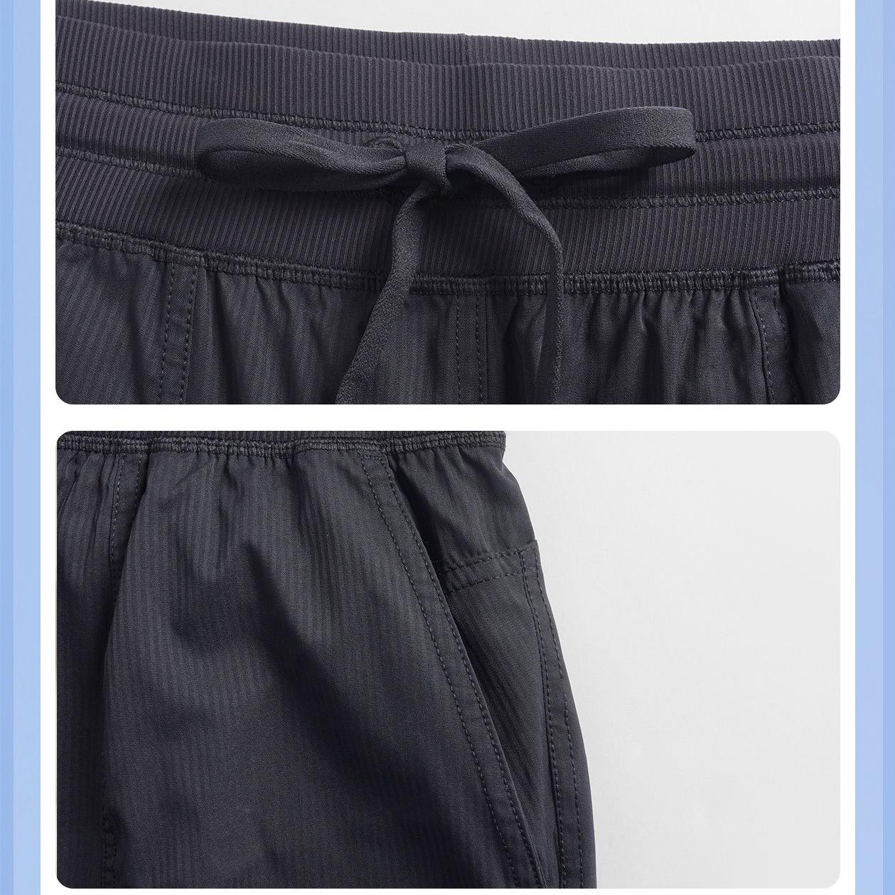 Lightweight Quick Drying Breathable Exercise Workout Pants Women Outdoor Casual Loose Mid Waist Ankle Banded Working Pants
