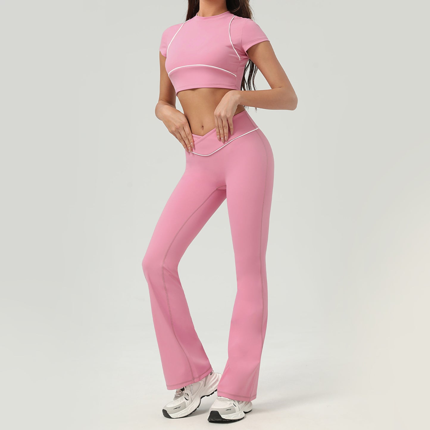 Tennis Sports Pant Sets Outdoor Quick Drying Sports Yoga Women