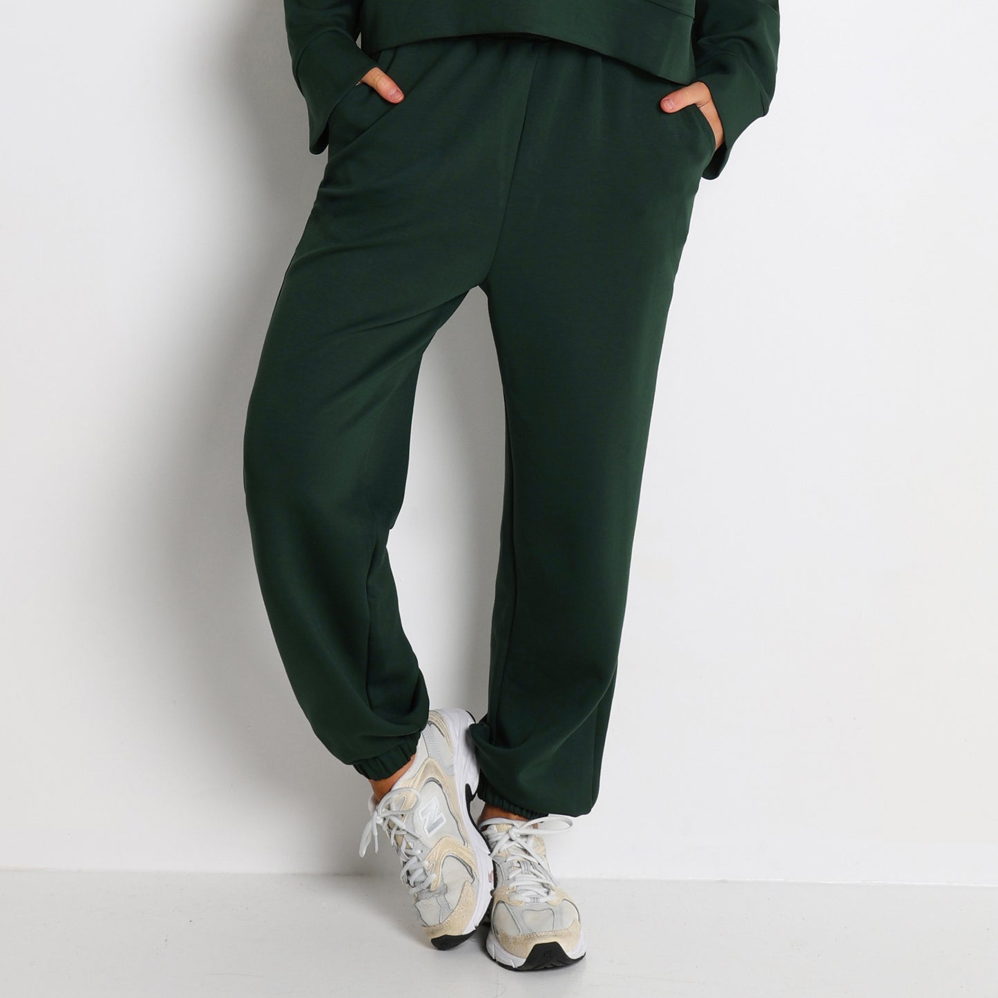 Retro Hooded Pullover Sweatshirt Sweatpants Sports Fitness Yoga Wear Casual Two Piece Set