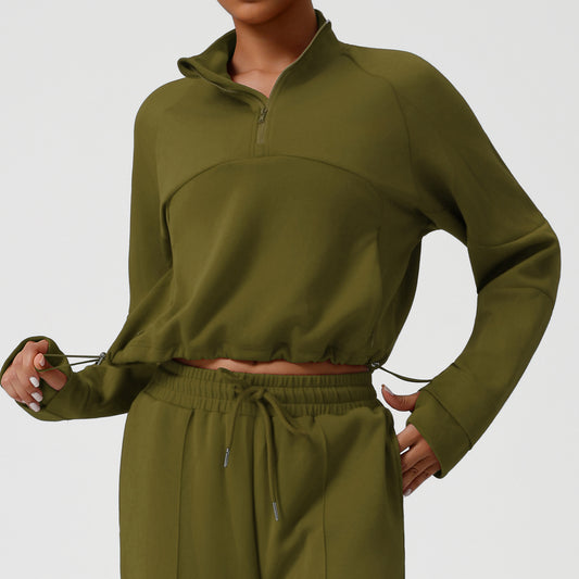 Women’s Half Zip Thick Yoga Jacket