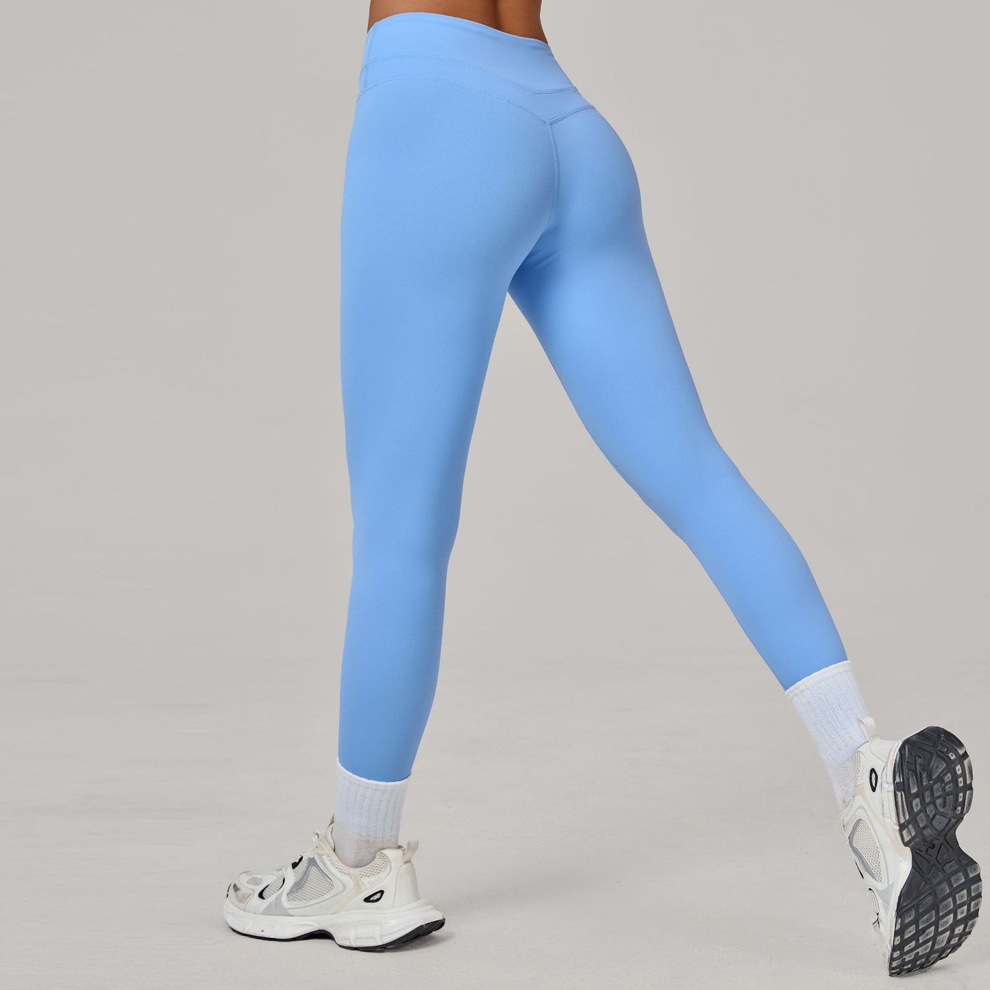 Autumn Sand Running Nude Feel Quick-Drying Fitness Pants Breathable Outer Wear Tight Sports Pants High Waist Hip Lift Yoga Pants