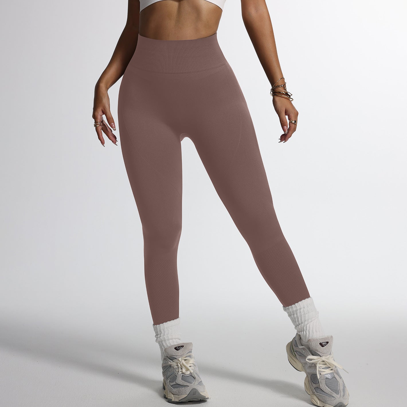 Sports High Waist Yoga Pants No Embarrassment Line Hip Lifting Peach Hip Fitness Pants Sports Yoga Trousers