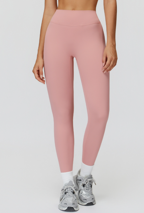 Brushed Yoga Pants High Waist Tight V Shaped Back Waist Sports Trousers Outdoor Running Cycling Workout Clothes
