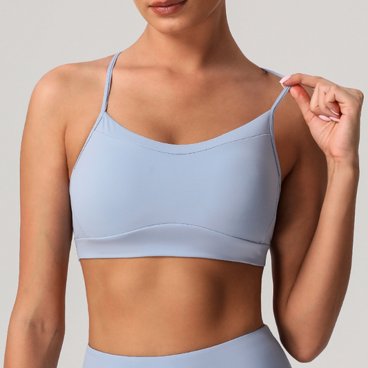 Nude Feel Quick Drying Push up Beauty Back Yoga Bra Shockproof Sports Underwear Running Workout Vest Detachable with Pad