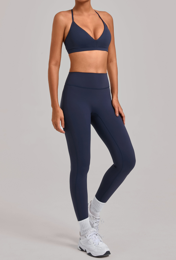 Tight Yoga Hollow Out Cutout out Beauty Back Shockproof Sports Running Fitness Casual Yoga Two Piece Sets
