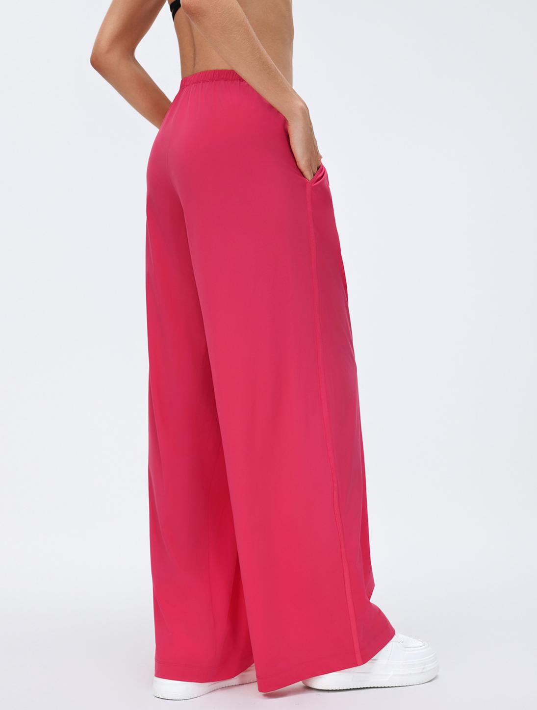 Women Spring Loose Drooping Casual Pants Lazy Wide Leg Pants Dance Yoga Exercise Pants