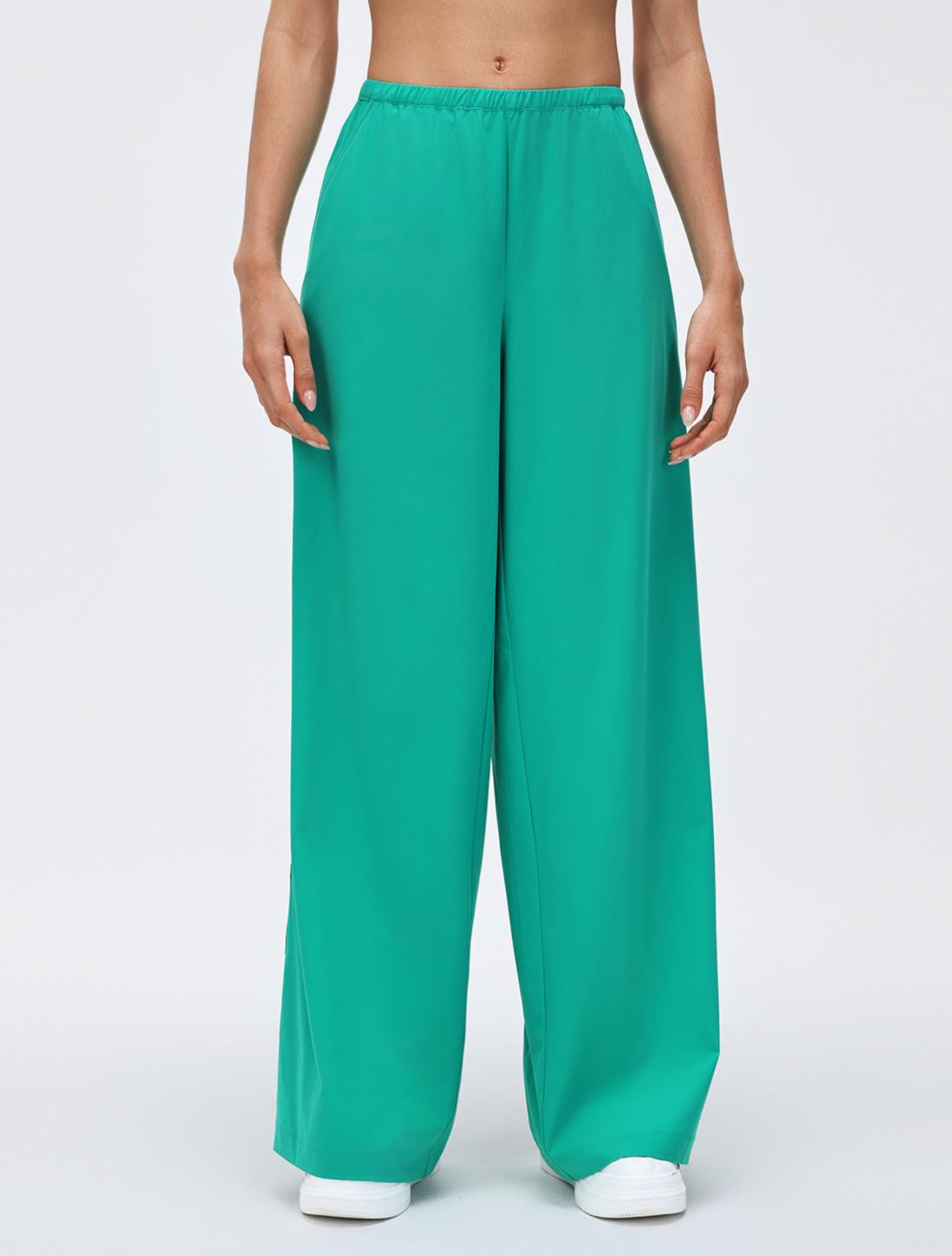 Women Spring Loose Drooping Casual Pants Lazy Wide Leg Pants Dance Yoga Exercise Pants
