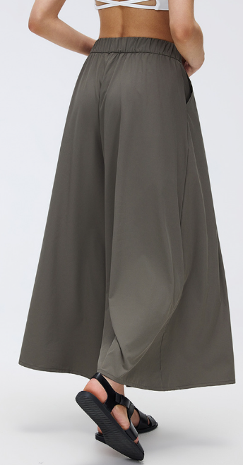 Loose Drooping Pantskirt Women Spring Summer Thin Lazy Casual Wide Leg Pants High Waist Yoga Dance Pants