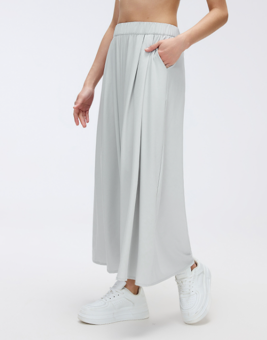 Loose Drooping Pantskirt Women Spring Summer Thin Lazy Casual Wide Leg Pants High Waist Yoga Dance Pants