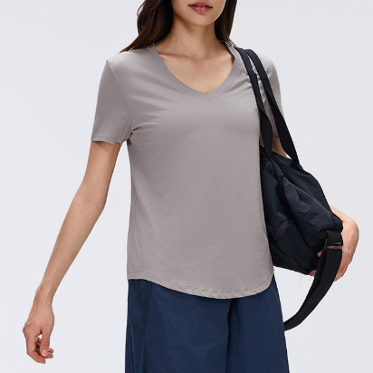 Yoga Clothes Short Sleeve Running Exercise T shirt Women Loose Slimming Training Workout Top Summer Thin