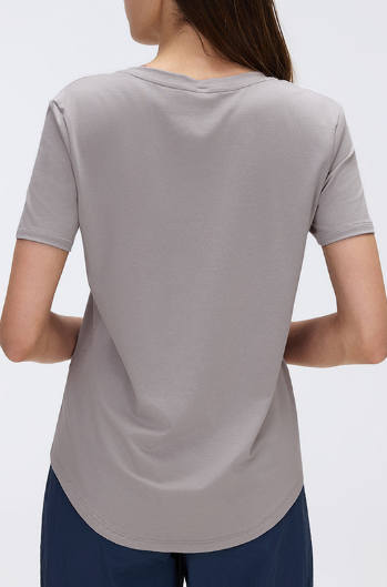 Yoga Clothes Short Sleeve Running Exercise T shirt Women Loose Slimming Training Workout Top Summer Thin