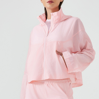 Short Summer Hidden Anorak Women Waterproof Lightweight Quick Drying Breathable Outdoor Sports Jacket