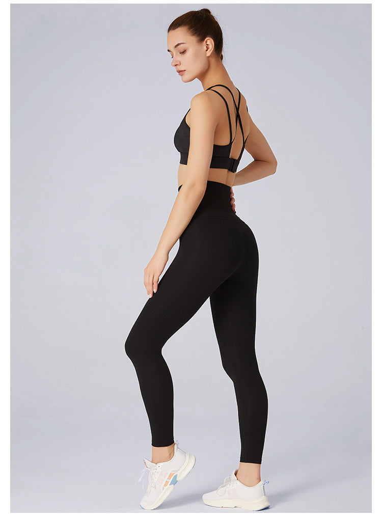 Belly Waist Shaping Fitness Pants for Women High Waist Hip Lift Running Training Pants Yoga Shaping Pants Skinny Pants