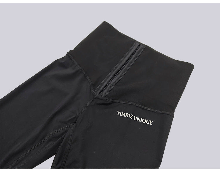 Belly Waist Shaping Fitness Pants for Women High Waist Hip Lift Running Training Pants Yoga Shaping Pants Skinny Pants
