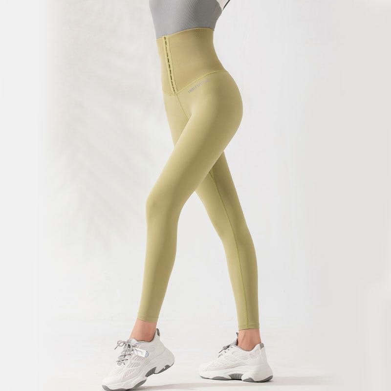 Belly Waist Shaping Fitness Pants for Women High Waist Hip Lift Running Training Pants Yoga Shaping Pants Skinny Pants
