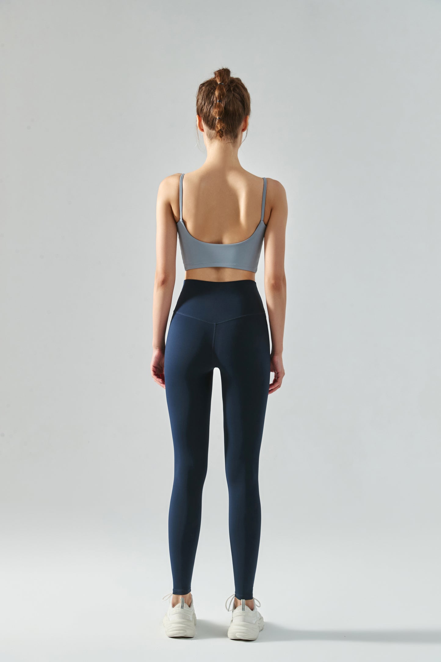 Sweat-Absorbent Breathable Nude Feel Tights Peach Hip Fitness Pants Women Sports High Waist Hip Lift Yoga Pants No Size Trousers