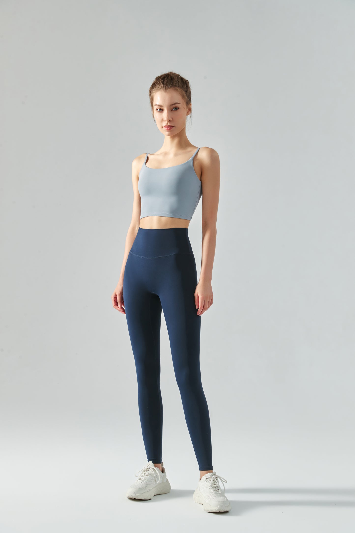 Sweat-Absorbent Breathable Nude Feel Tights Peach Hip Fitness Pants Women Sports High Waist Hip Lift Yoga Pants No Size Trousers