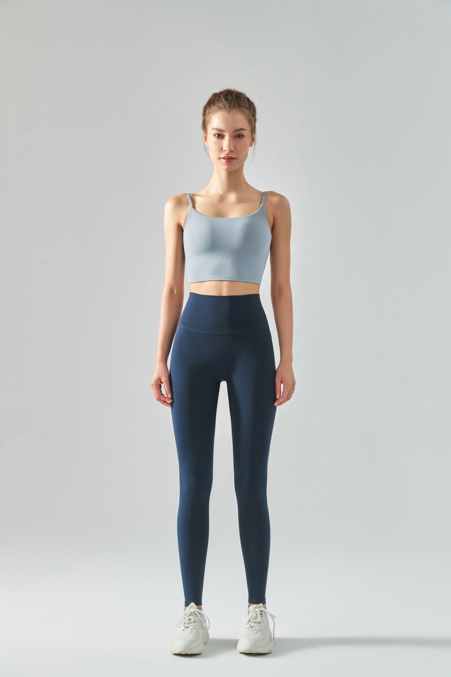 Sweat-Absorbent Breathable Nude Feel Tights Peach Hip Fitness Pants Women Sports High Waist Hip Lift Yoga Pants No Size Trousers