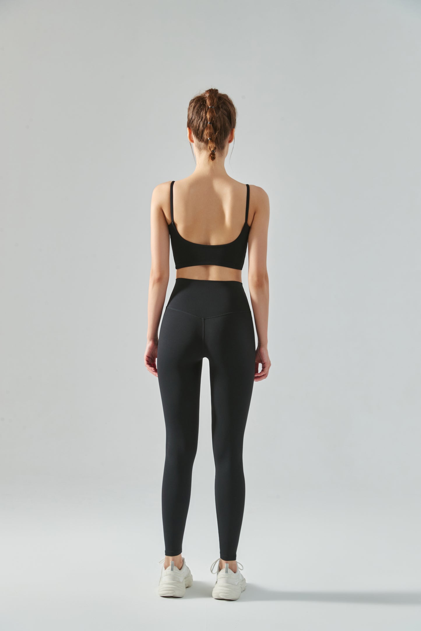 Sweat-Absorbent Breathable Nude Feel Tights Peach Hip Fitness Pants Women Sports High Waist Hip Lift Yoga Pants No Size Trousers