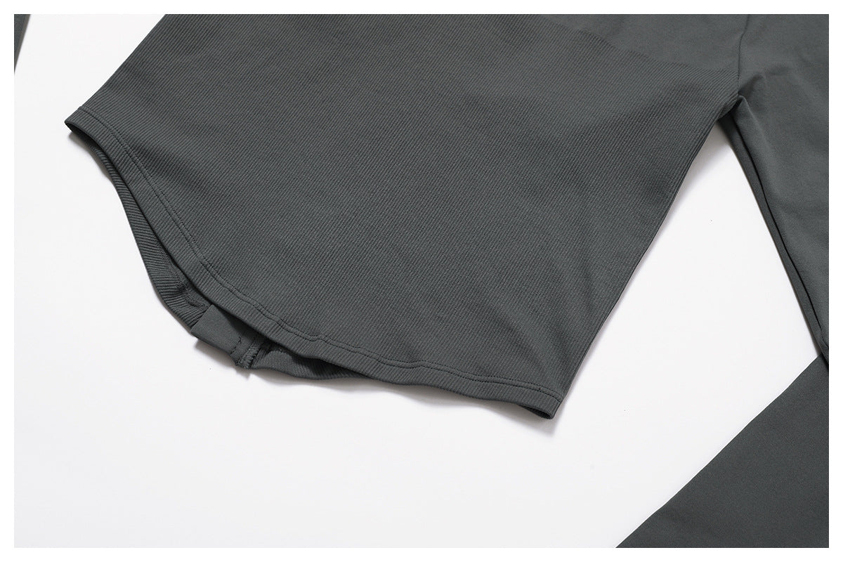 Sollinarry Stand Collar Long Sleeve Zipper Yoga Jacket Women Tight Quick Drying Yoga Clothes Outdoor Fitness Sports Top