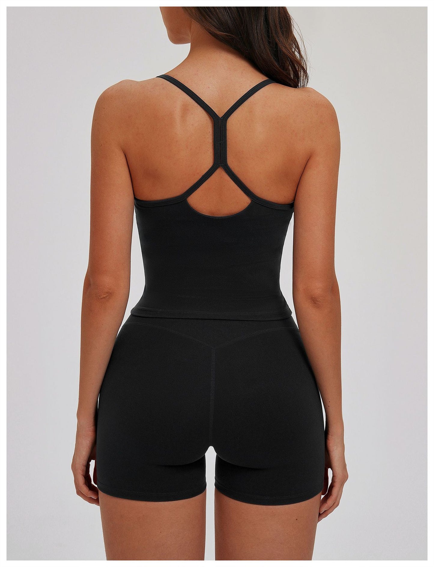 Tight Yoga Vest Outer Wear Casual All Match Thin Strap Vest Running Exercise Underwear