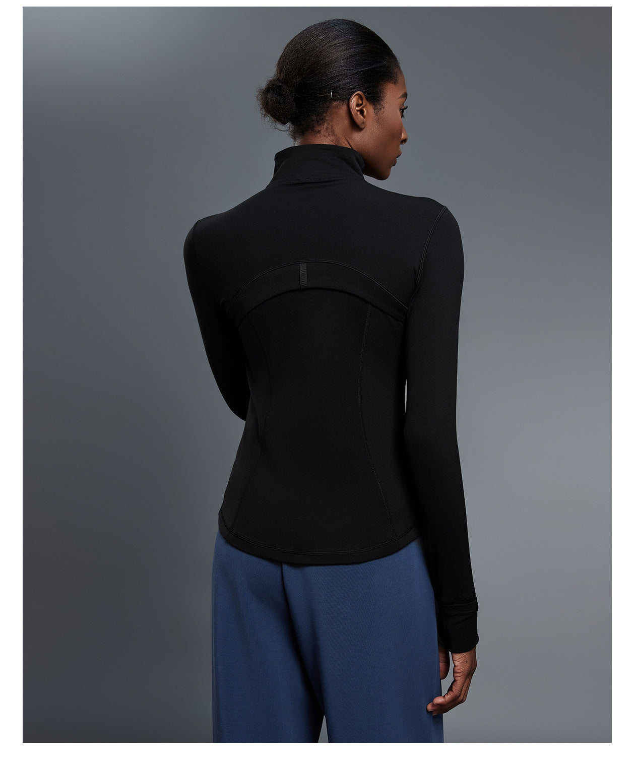 Autumn Long Sleeve Yoga Wear Stretch Slim Fit Sports Jacket Women Outdoor Riding Running Fitness Clothes Jacket
