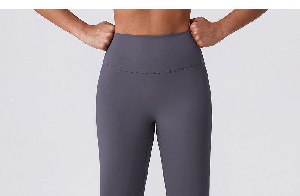 Yoga Pants Seamless Nude Feel Women Peach Hip High Waist Hip Lift Exercise Workout Pants Quick Drying Skinny Yoga Pants Women