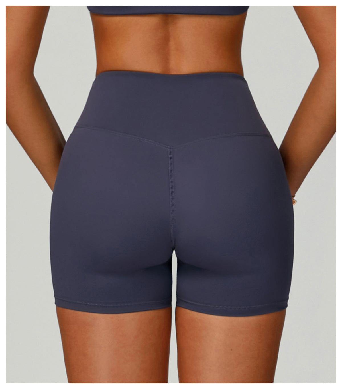 Sollinarry Sports Shorts Sustainable Recycled High Waist Workout Shorts Women Outdoor Running Sports Yoga Pants
