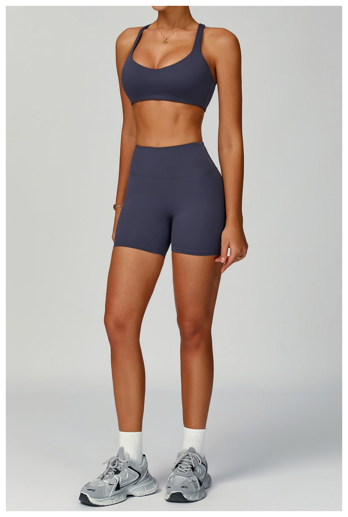 Sollinarry Sustainable Recycled Sports Underwear Hollow Out Cutout out Beauty Back Tight Sports Vest Women High Strength Yoga Bra