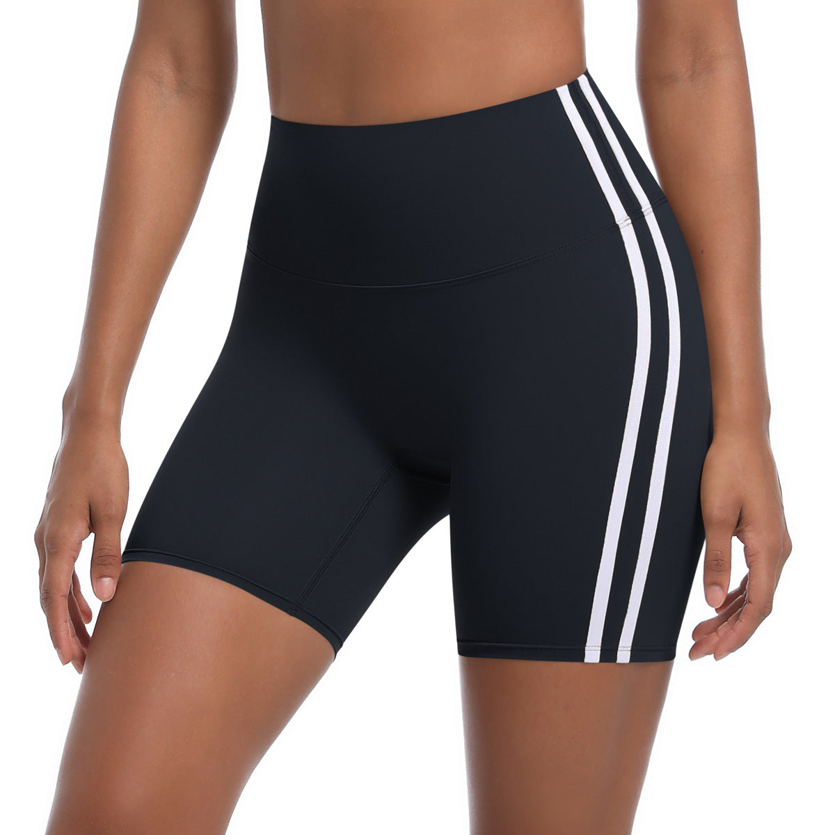 Arrival Yoga Pants Tight Cycling Pants Hip Lifting Pants Contrast Color Breathable Fitness Shorts Quick Drying Sports Shorts