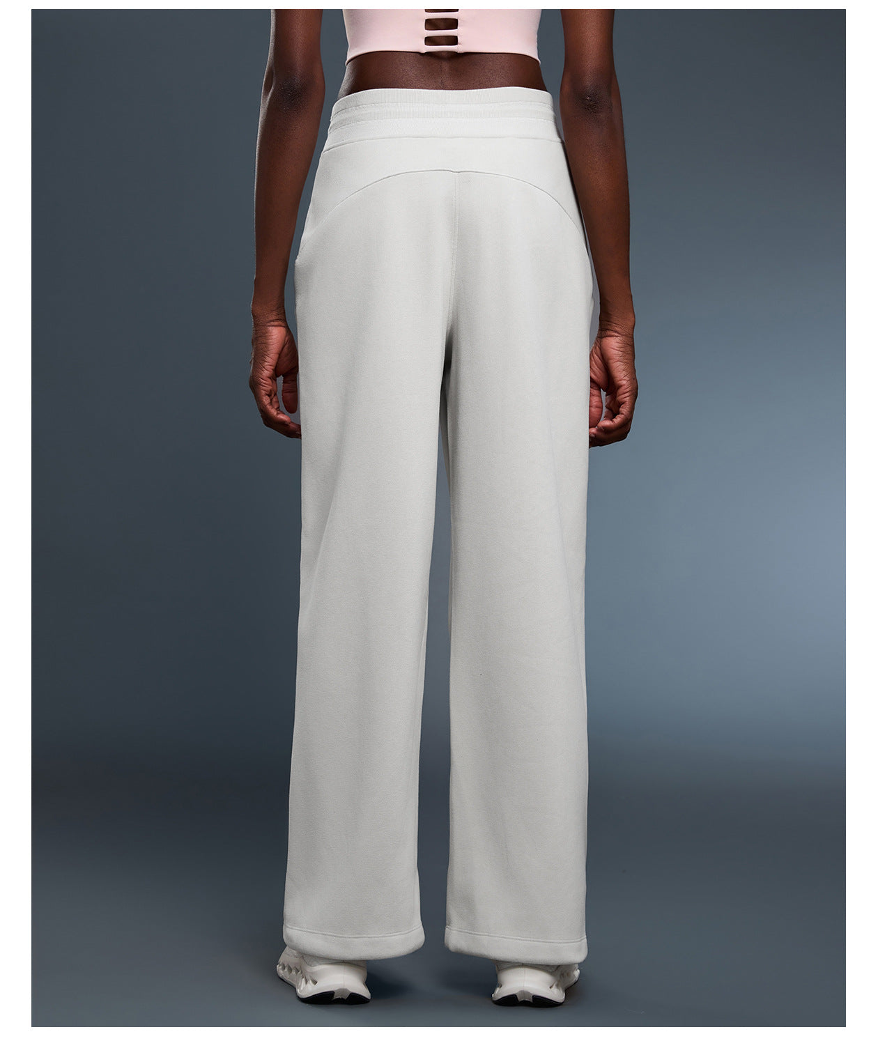 Autumn Winter Casual Pants Women Thermal Windproof Ankle Tied Sweatpants Loose Straight Slimming Sports Trousers
