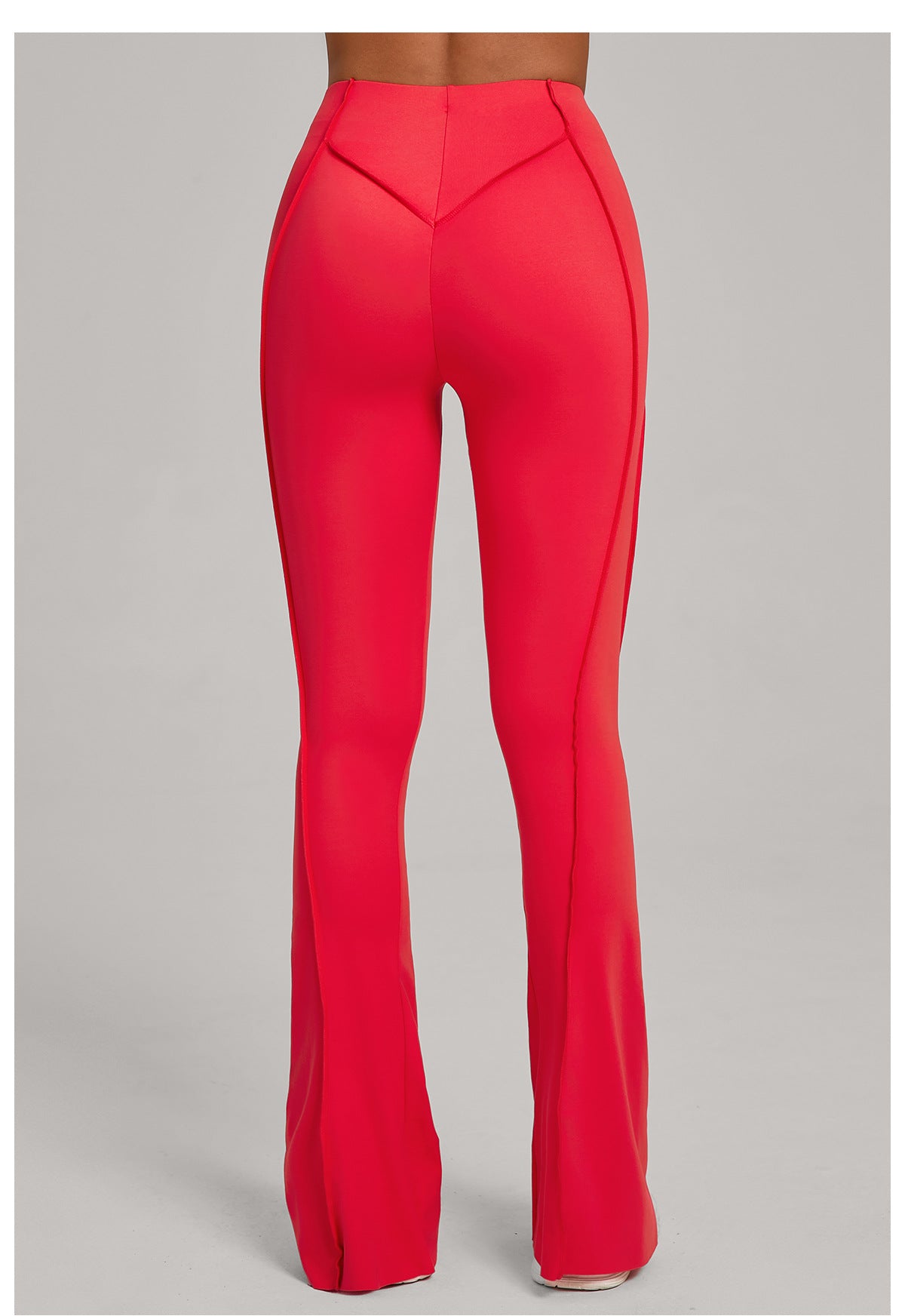 Wide Leg Tight Brushed Hip Lifting Yoga Bell Bottom Pants Dance High Waist Bootcut Casual Sports Pants