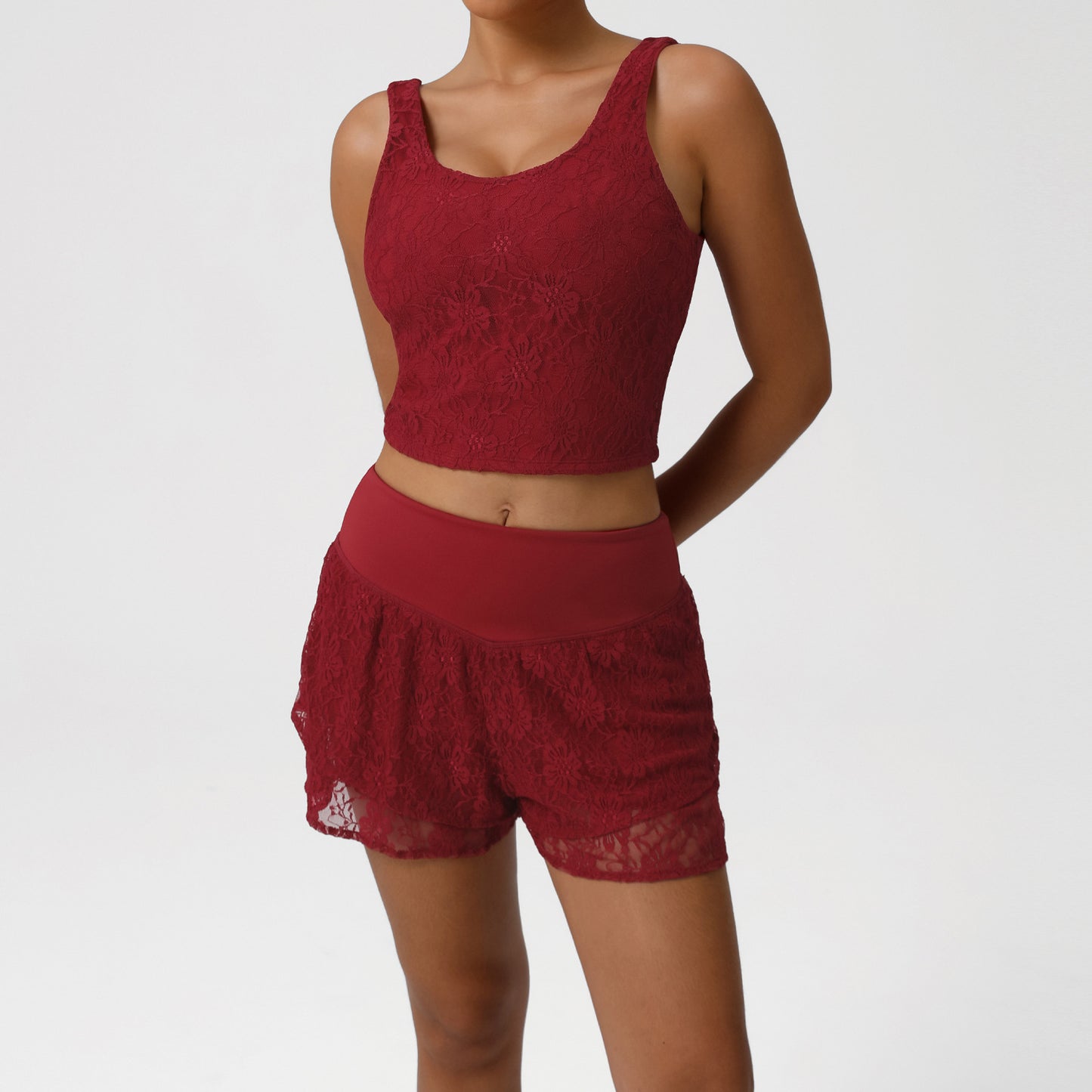 Yin Hong Vest Shorts