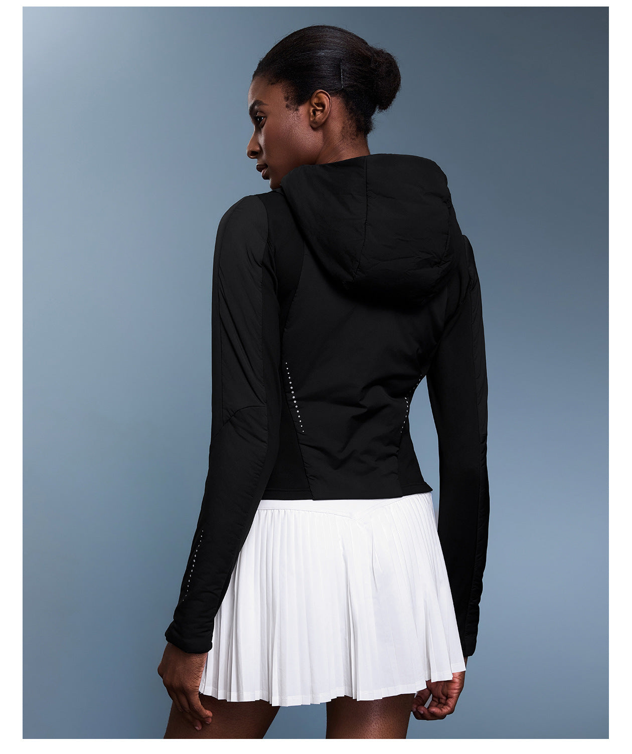 Autumn Winter Women Short Lightweight Cotton Coat Coat Slim Fit Slimming Cardigan Sports Hooded Top
