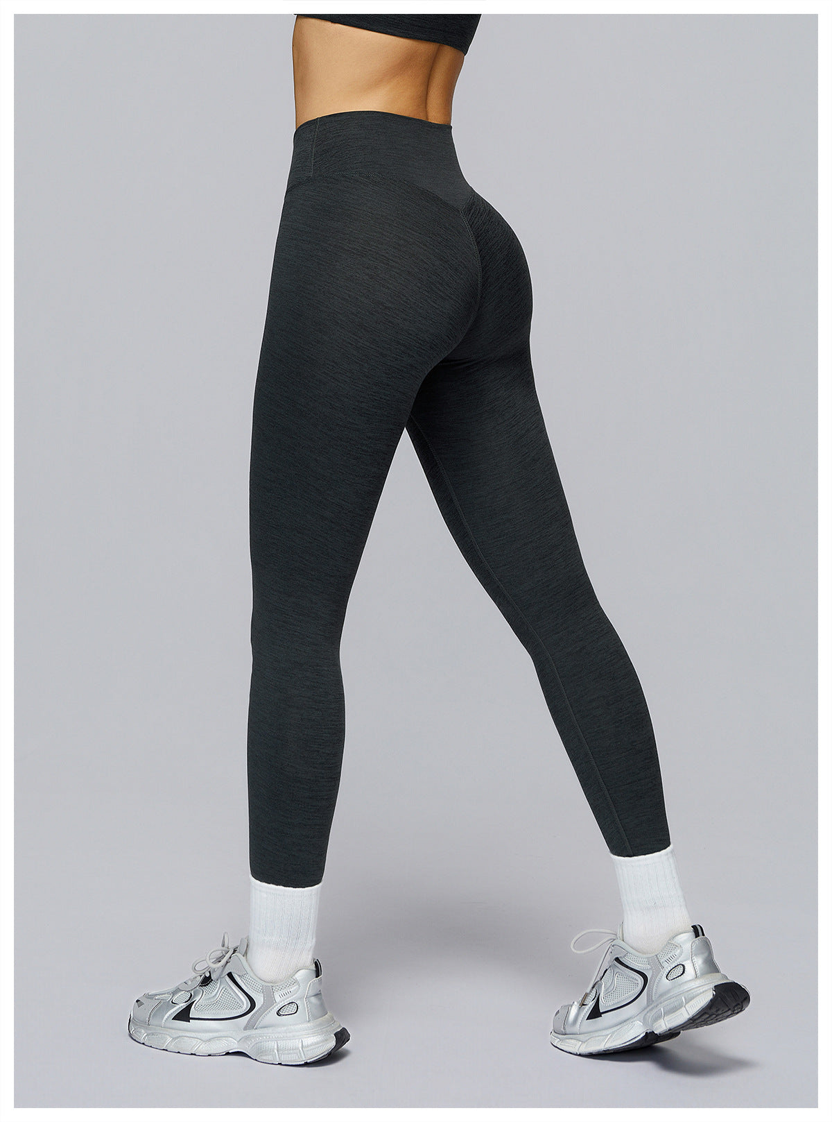 Brushed Yoga Trousers High Waist Quick Drying Skinny Slimming Sports Trousers Running Outdoors Workout Clothes Women