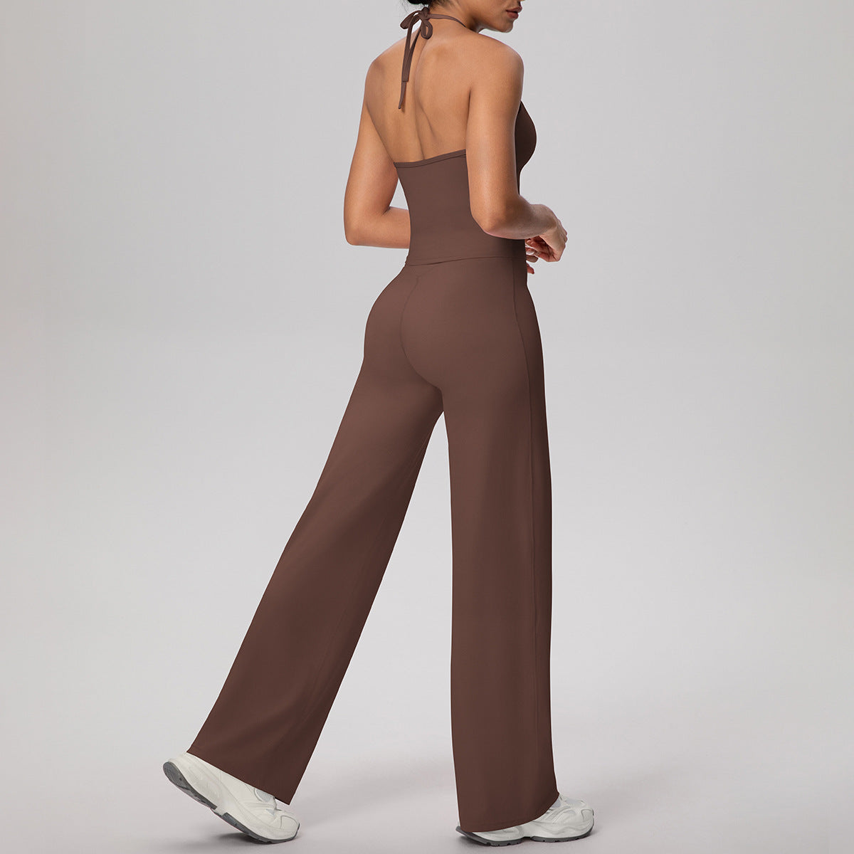 Cloud Sense Lace Strap Yoga Vest Fitness Pants Running Baggy Straight Trousers Fitness Yoga Wear Suit Women